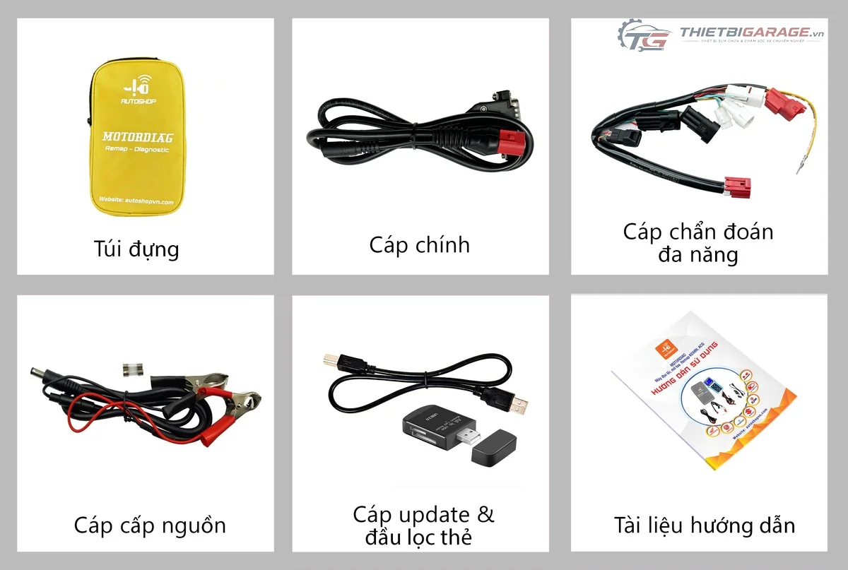 Máy Chẩn Đoán Remap Xe Máy Motordiag chính hãng Autoshop