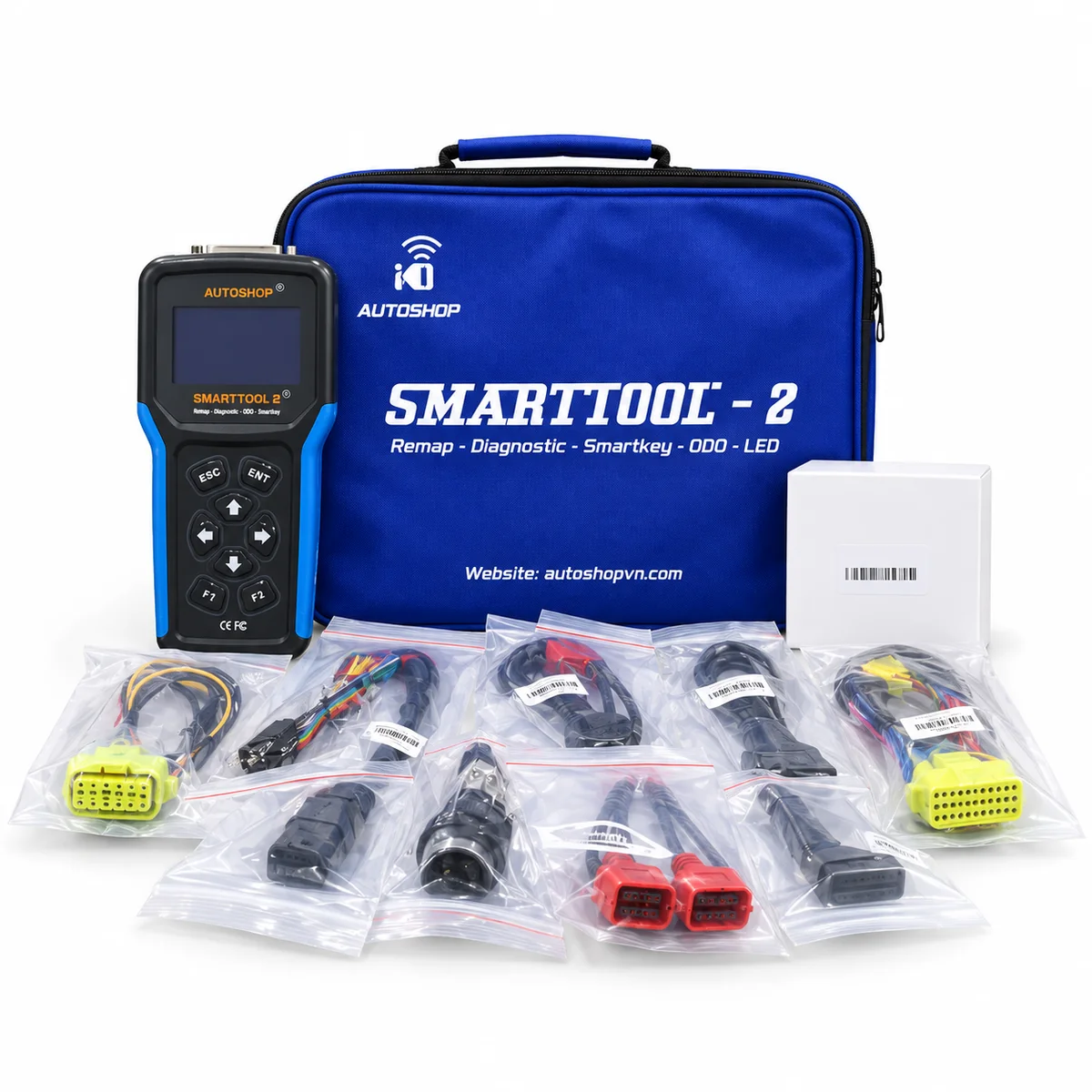 Trọn bộ thiết bị SmartTool 2 kèm valy chống sốc và dây cáp kết nối